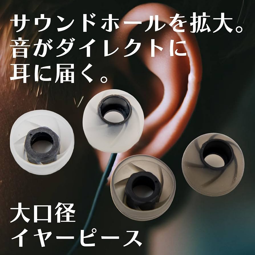 シリコン製ホワイトイヤーピース Amazon | イヤーピース AirPods Pro 対応 3ペア (S/M/Lサイズ 各
